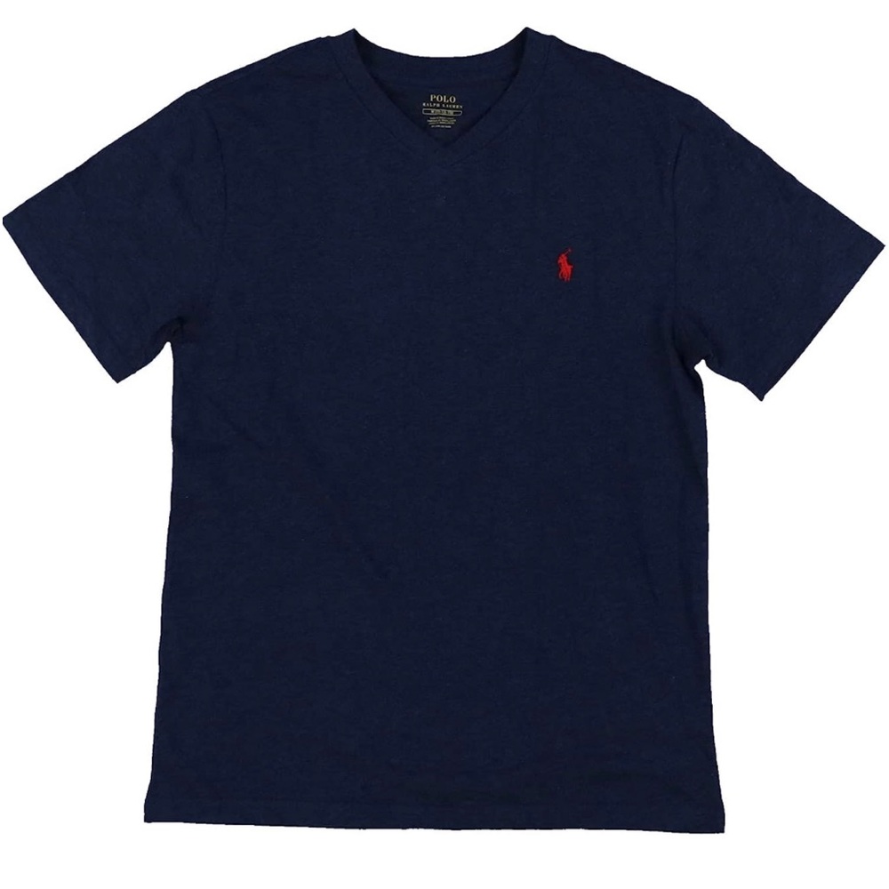 Polo Ralph Lauren Little Boys👦🏻Short-Sleeve Essential V-Neck Tee👚Sz 6